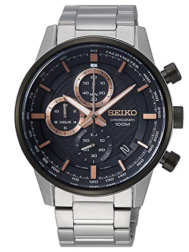 Preisvergleich Produktbild Seiko Herren-Uhr Chronograph mit Metallarmband SSB331P1