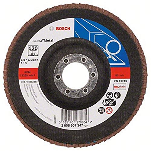 Bosch 2 608 607 347 - Disco de láminas - 125 mm, 22,23 mm, 120 (pack de 1)