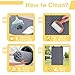 cimiycob Guinea Pig Bedding, 49x24in 2 Pack Washable Guinea Pig Cage Liners, Waterproof Reusable & Anti Slip, Super Absorbent Guinea Pig Pee Pad for Midwest Cage, Small Animal, Rabbit, Bunny, Yellow