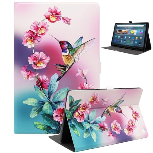 Viclowlpfe Fire Max 11 Tablet Case (Compatible with 13th Generation 2023 Release) Slim Fit Lightweight Leather Smart Tablet Case for Fire 11 Max with Auto Wake/Sleep Bird
