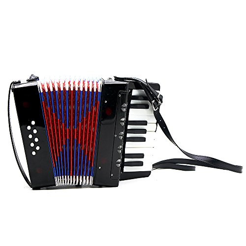 ammoon 17-Key 8 Bass Mini Small Accordion