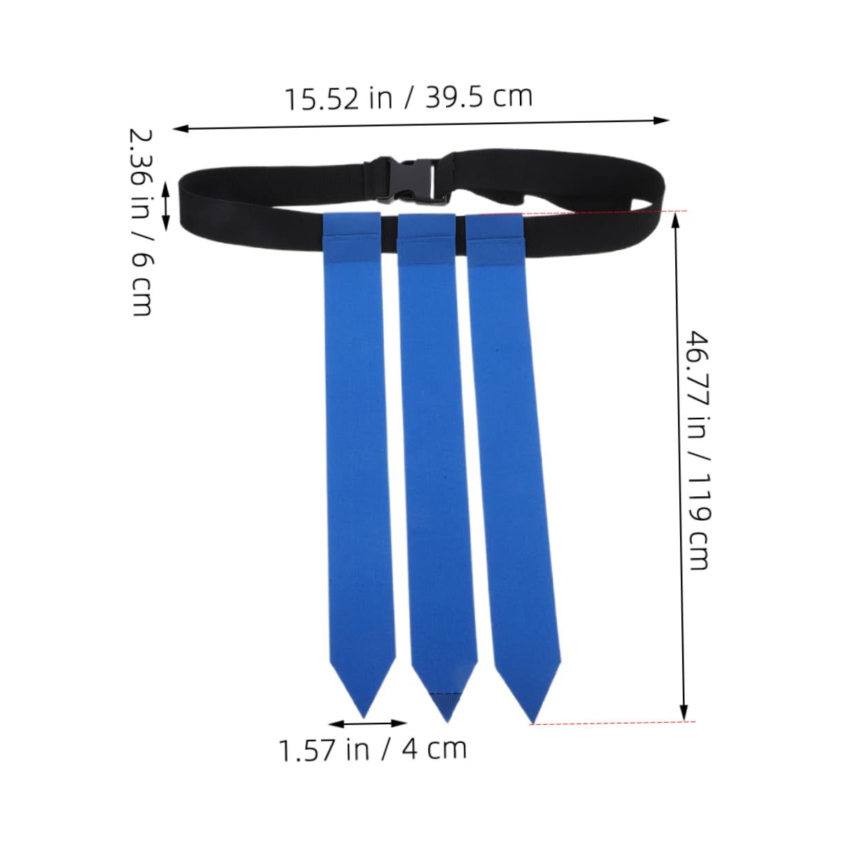 Yardwe Football Training Belt with Flags Durable Waist Flag Belt for Teens for Indoor Training and Outdoor Games Versatile Sports Football and Scrimmages