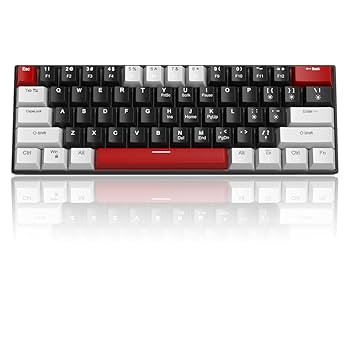 Amazon.co.jp: 60%メカニカルゲーミングキーボード ミックス