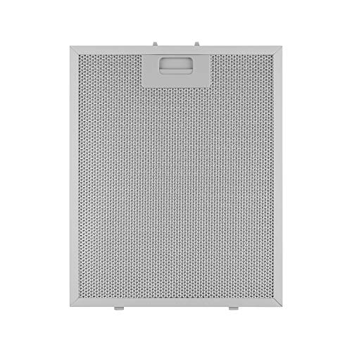 Klarstein filtro de grasa para extractor de humos, 26 x 32 cm, filtro de recambio, accesorio, aluminio