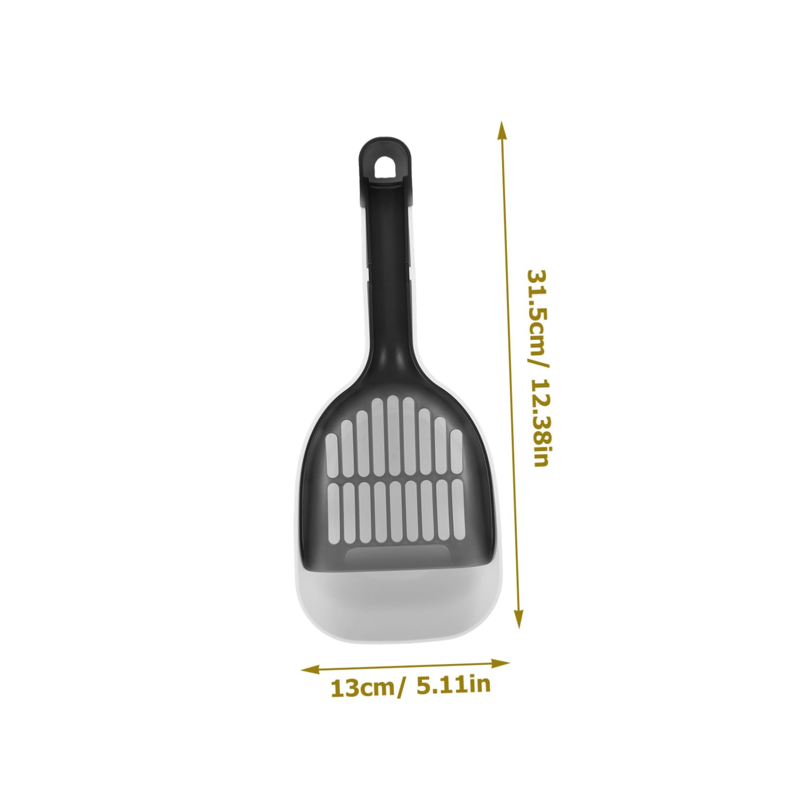 Toddmomy 1 Set Detachable Cat Litter Scoop Lightweight Litter Shovel with Capacity Easy Design for Effortless Waste Removal Portable Cat Poop Scooper Grey Color