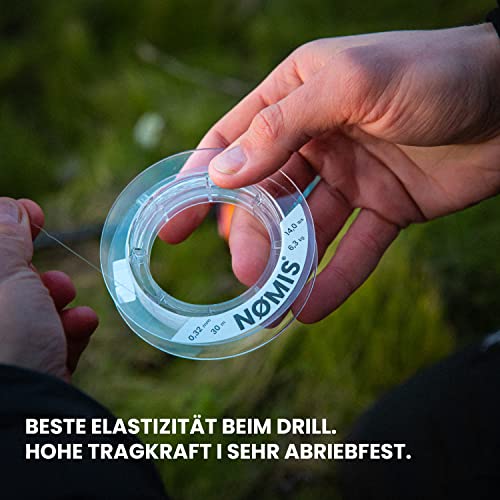 Vorfachschnur Nømis Fluorocarbon mit Durchmesser 0,18 bis 1,00 mm