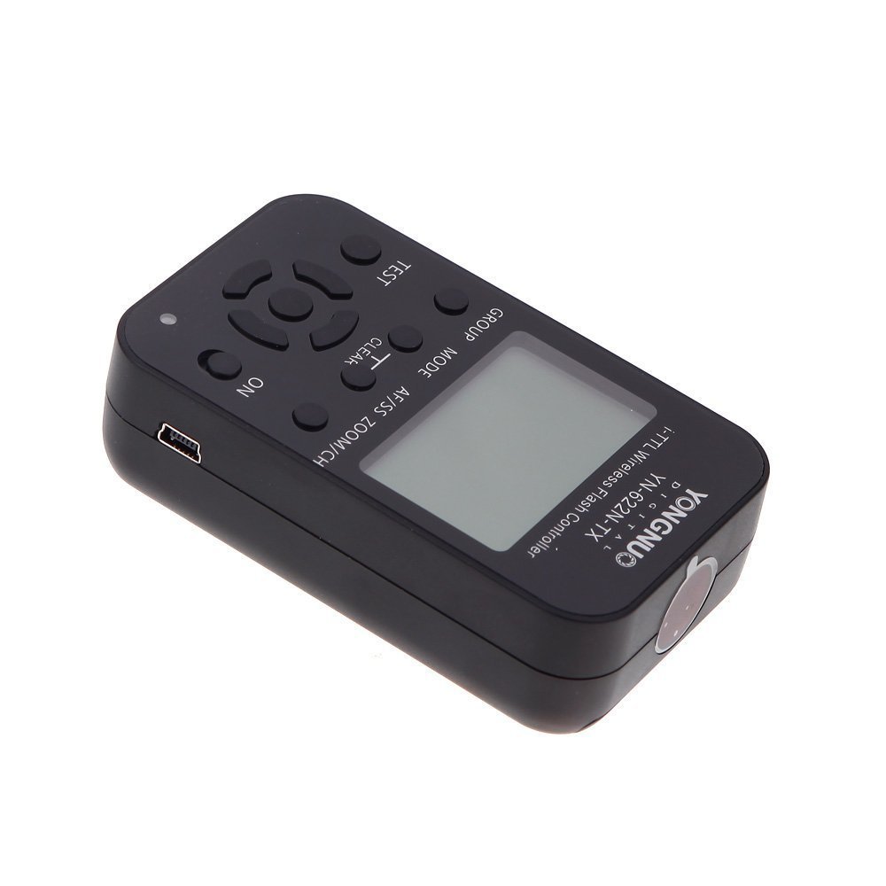 Yongnuo YN622N-KIT i-TTL Kabelloser Blitzauslöser mit LED-Display für Nikon-Kameras, Set besteht aus Steuerung YN622N-TX und Transceiver YN622N und WINGONEER-Blitzdiffusor