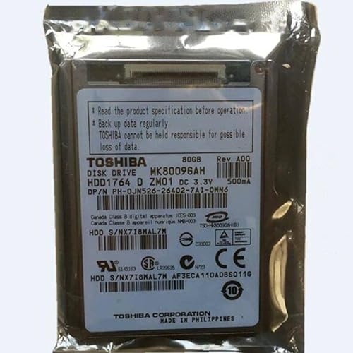 per D420 D430 1.8 pollice CE ZIF 2MB 8MM per interno per Notebook per MK8009GAH 4200 RPM hdd 80 GB