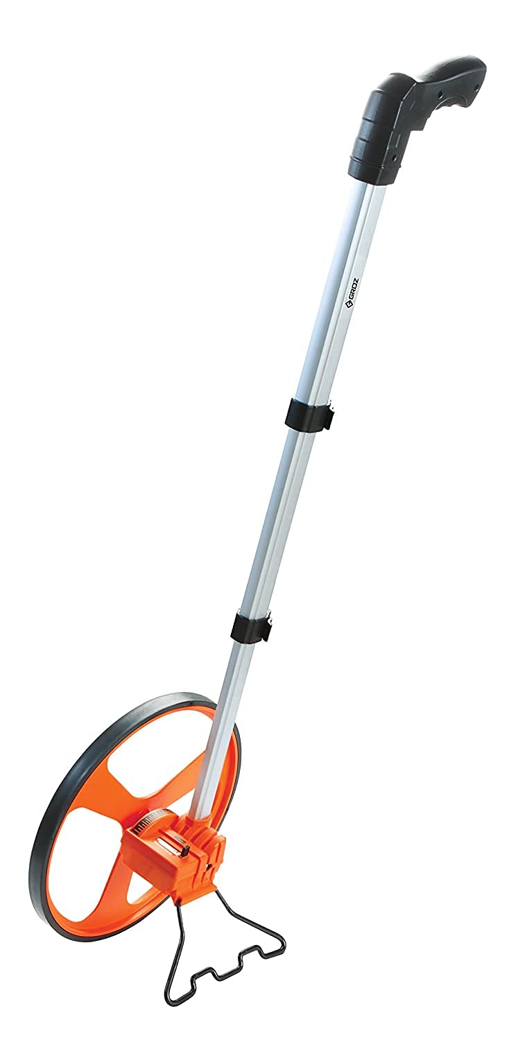 SK Mart Extendable Measuring Wheel | Measures up to 9,999 Meter | Wheel Diameter: 30 cm | Extendable Upto 108 cm | Suitable for Construction, Civil Work, etc. | MWL/1/M