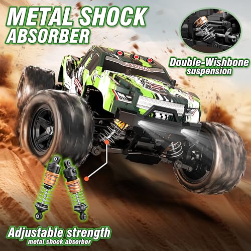Image of X-TMAGA 1:18 All Terrain RC Car for Adults & Boys (HS18-05), 4WD Off-Road RC Truck High Speed Fast 40+ KPH, 4X4 Waterproof Remote Control Car with 2 Rechargeable Batteries