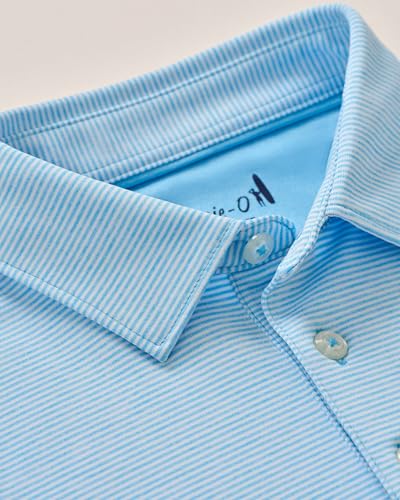 johnnie-O Performance Jersey Jr. Polo - Lyndonn Stripe2