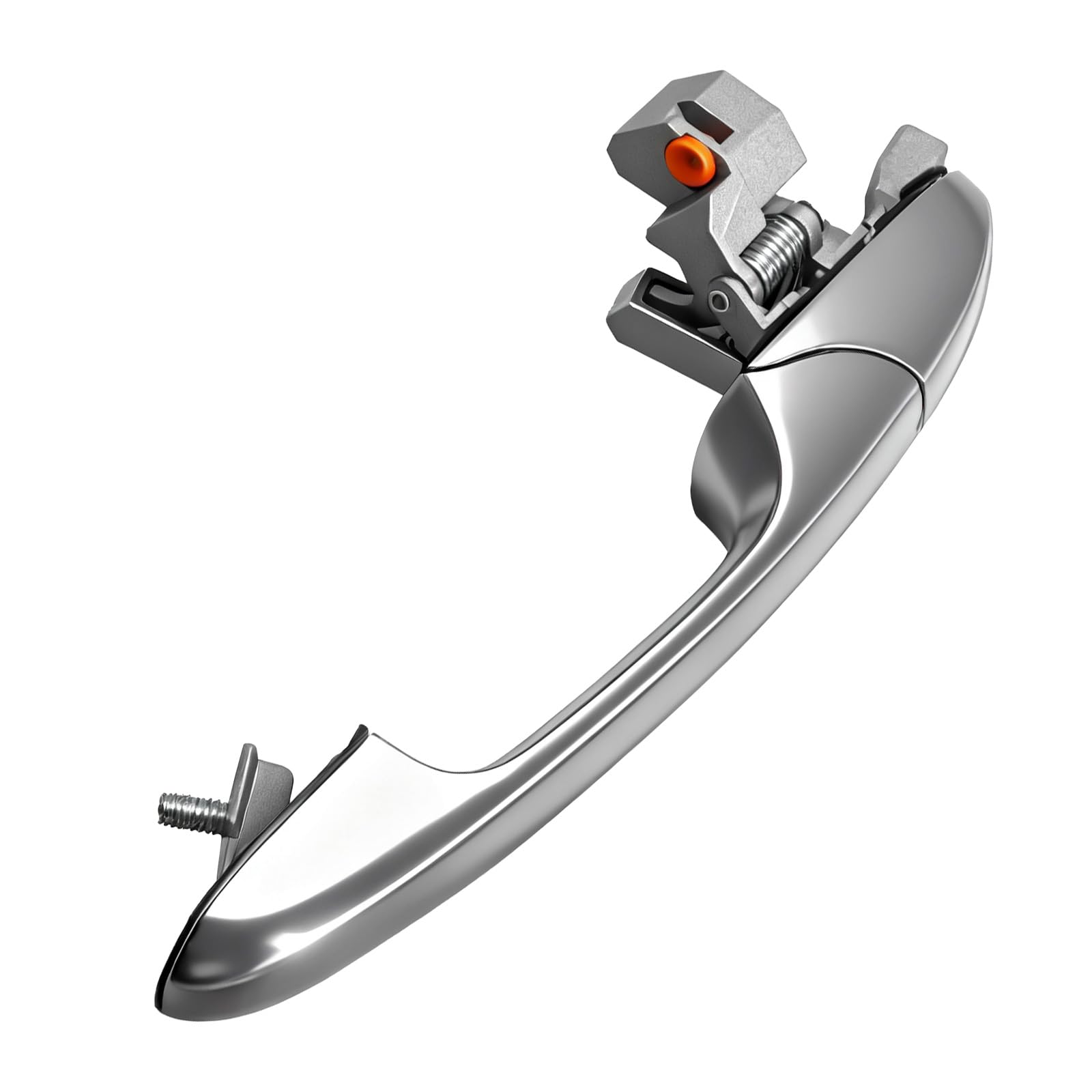 Chrome Outer Door Handle Left Handle Passenger Side Exterior Door Handle Compatible with 2007-2016 Fiat 500 2008-2016 Abarth 500/595 / 695 Replace#: 735592026 735485876