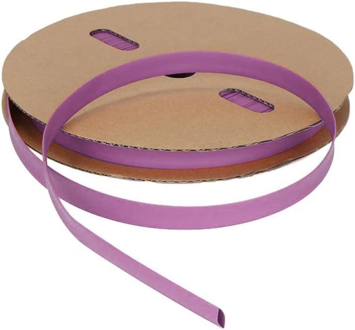 Kable Kontrol Heat Shrink Tubing - 1-1/2” Inch - 100' Ft Long, Purple Polyolefin - 2:1 Industrial Shrink Tube & Cable Sleeve for Electrical Wire Insulation