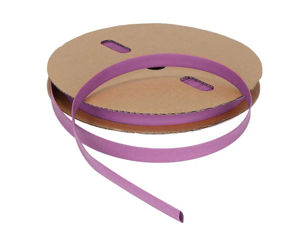 Kable Kontrol Heat Shrink Tubing - 3/4 Inch - 100' Ft Long, Purple Polyolefin - 2:1 Industrial Shrink Tube & Cable Sleeve for Electrical Wire Insulation - Rated for 600 V