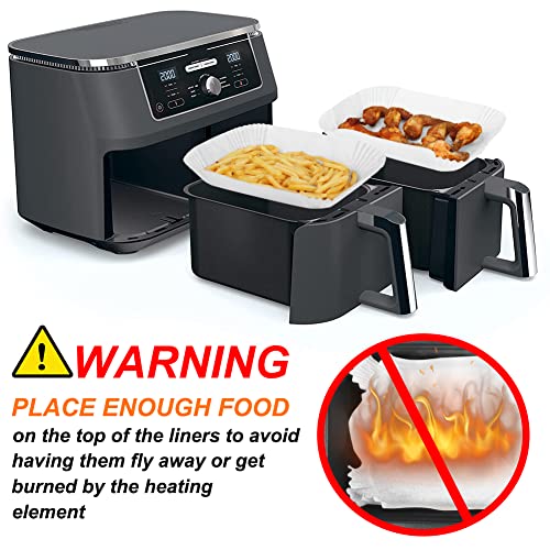 BYKITCHEN Air Fryer Liners for Ninja Dual - Image 7