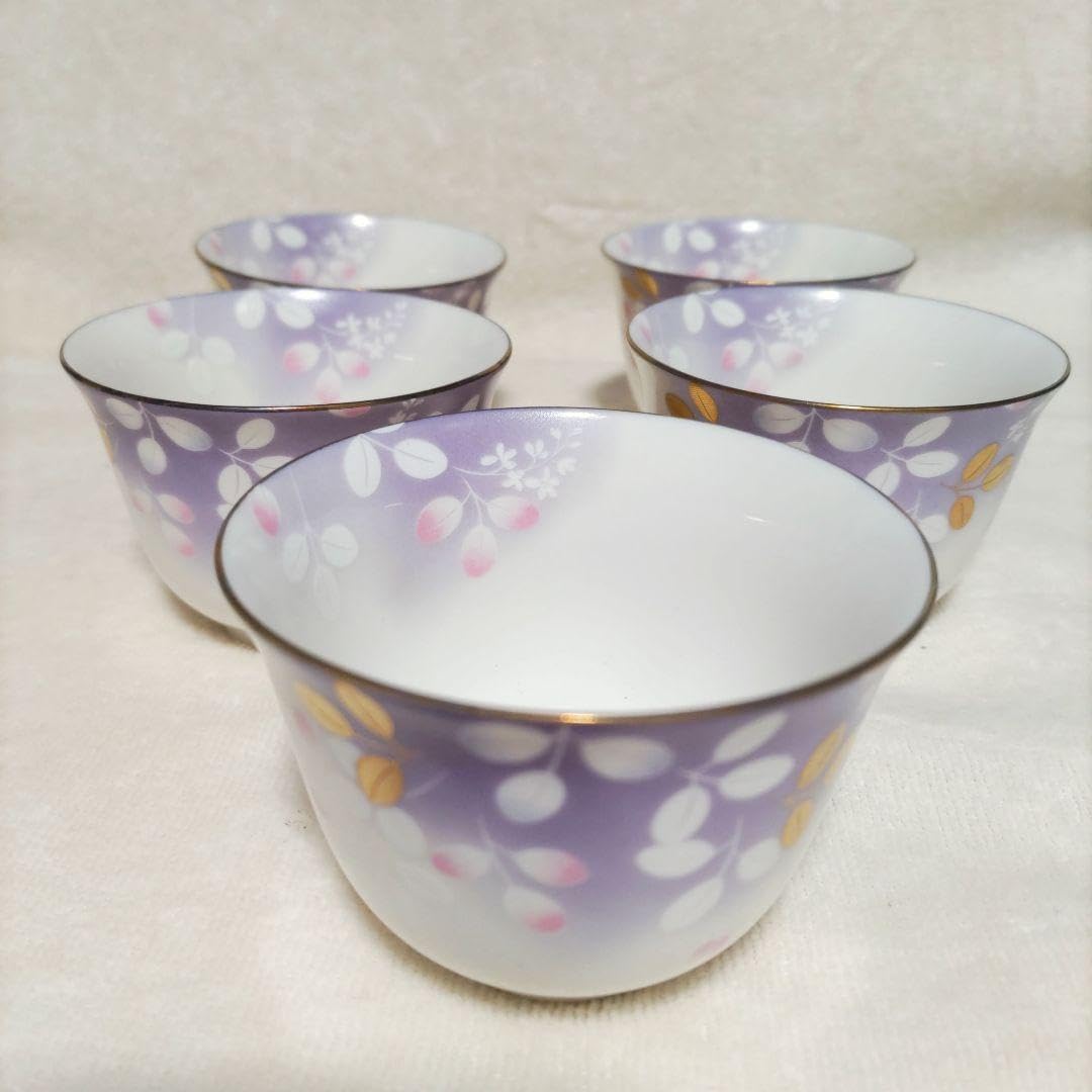 Amazon | 宇野 千代 お茶呑茶碗 湯呑みセット 5客組 木箱入り | ノー 