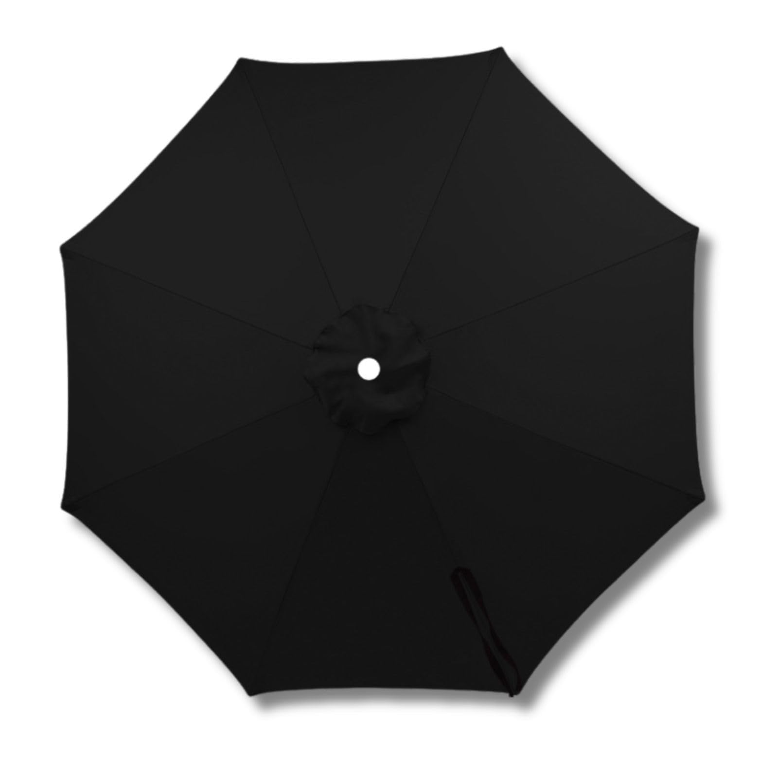 Toile parasol rechange résistant UV housse polyester imperméable 6 branches