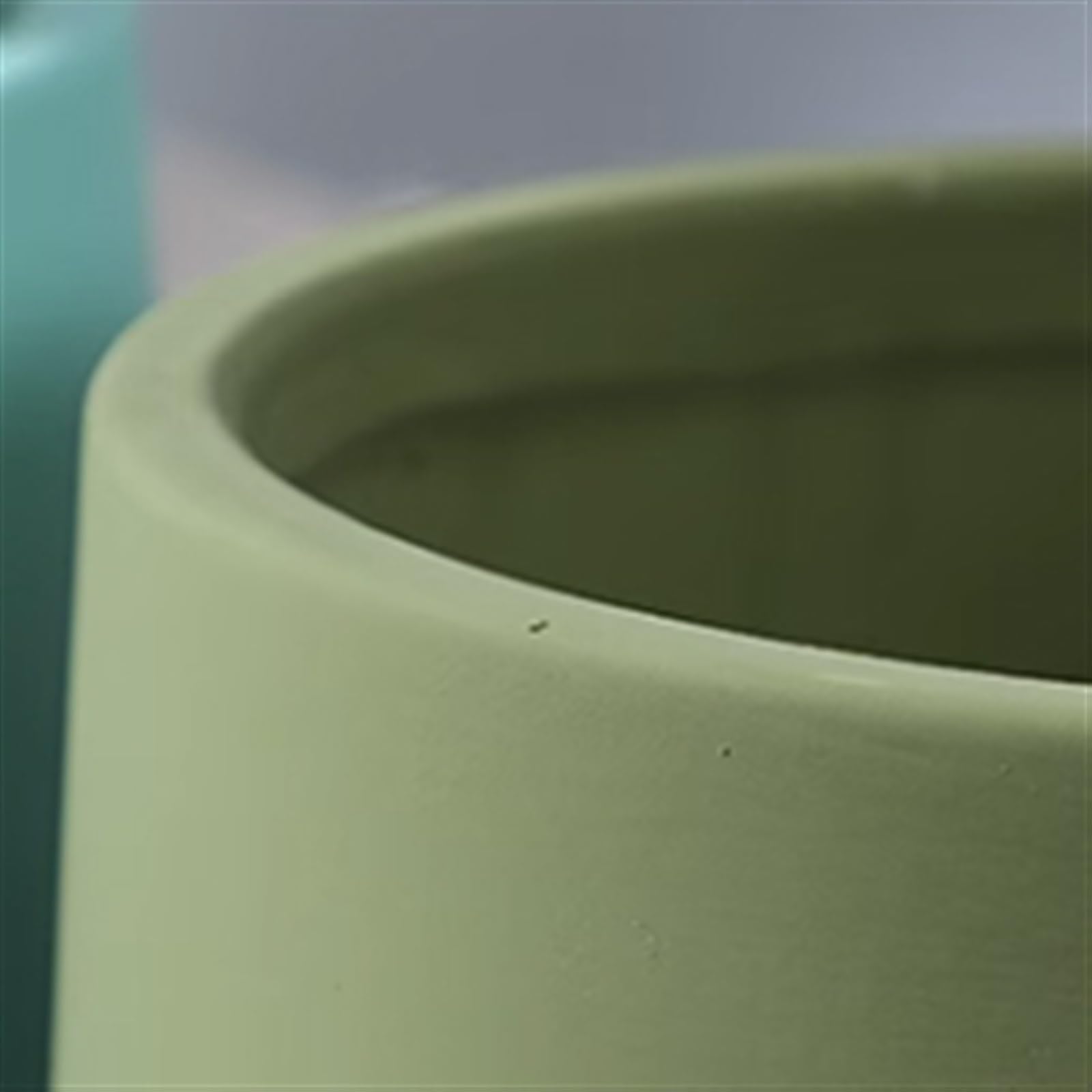 Doniczki na kwiaty jednolity kolor proste zamknięte stopy okrągłe ceramiczne doniczki domowe sukulenty zielone rośliny kwiaty doniczki rośliny domowe, sukulenty, kwiaty (kolor: biały, rozmiar