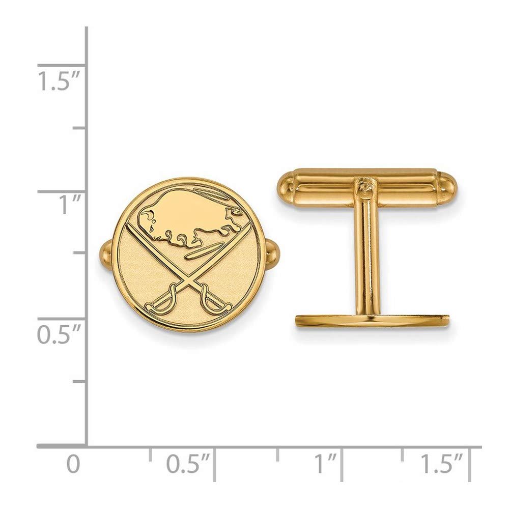 Buffalo Sabres Cufflinks (Gold Plated)
