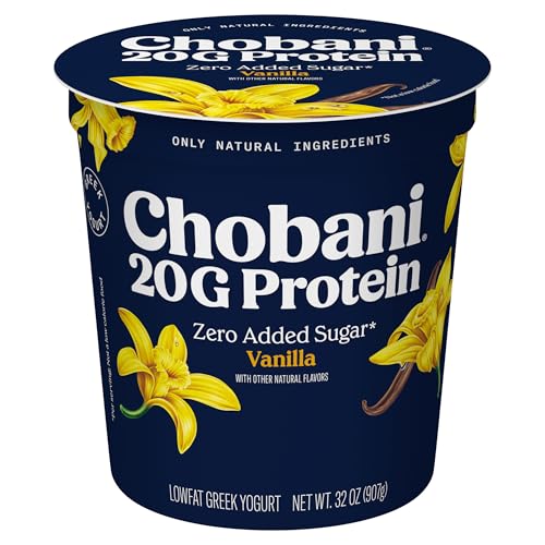 Chobani® 20g Protein Lowfat Greek Yogurt Vanilla 32oz