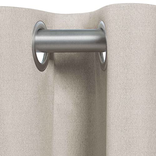 Arandelas de cortina 43mm Fangxuee de bajo ruido con anillos de ojales plateados pack de 50 6