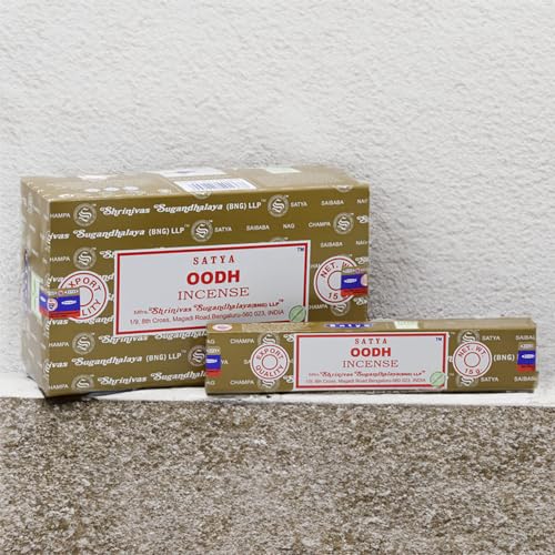 VIE Satya Incense Sticks, 12 Packs x 15g, Oodh, Other Colour - Image 3