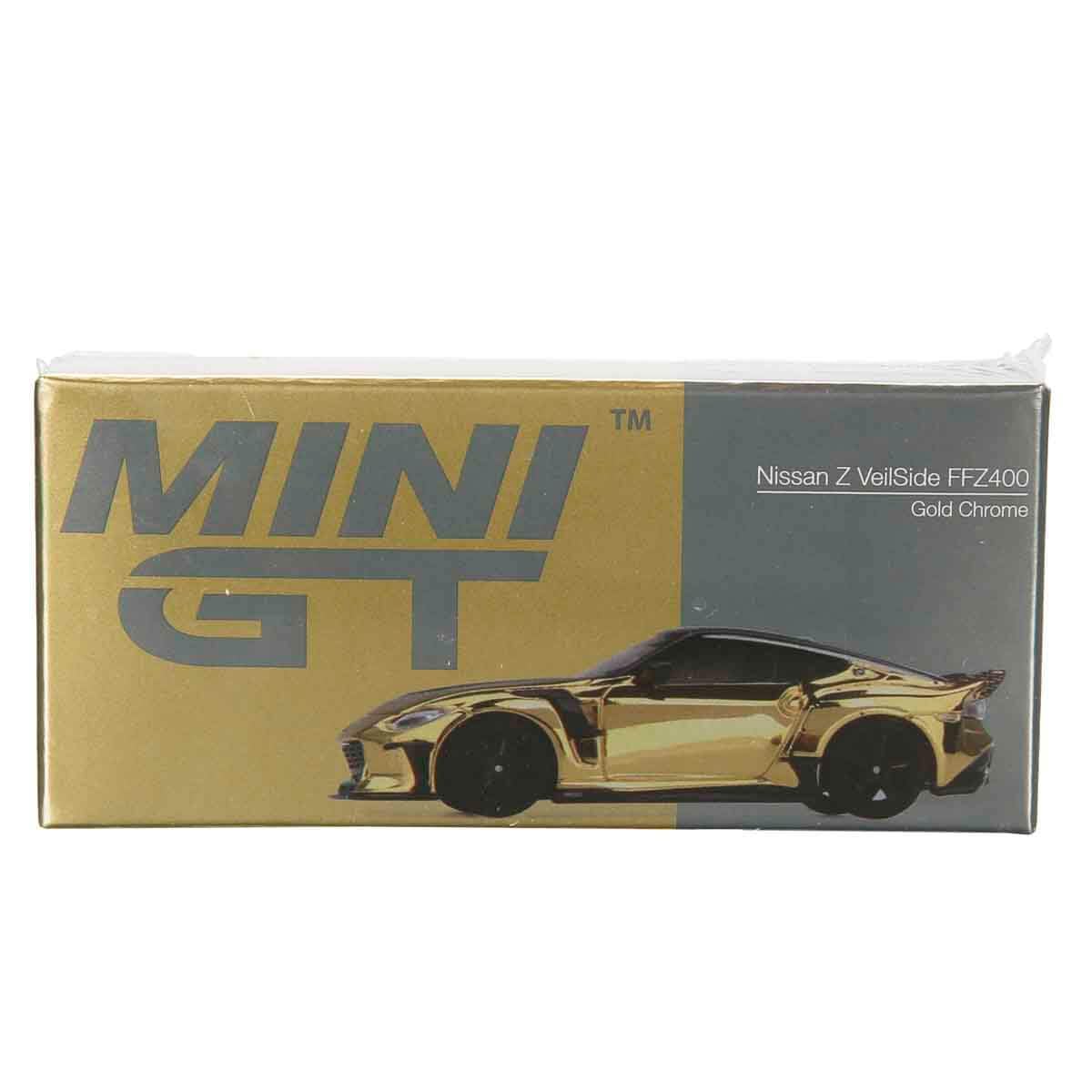 MINI GT 1/64 Nissan Z Veilside FFZ400 Gold Chrome (Left Handle