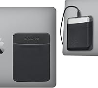 Vista 11 de Slipdrive - Funda de disco duro portátil para portátil - Unidad de disco duro HDD - Adhesivo reutilizable - Funda de transporte para disco duro Gris