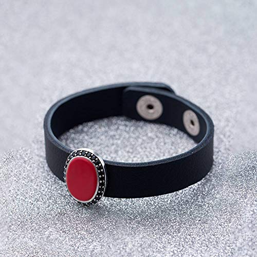 Dare & Red Enamel Bracelet