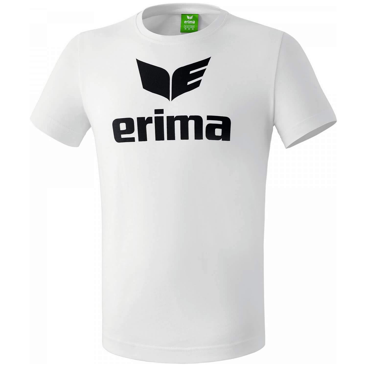 Erima Men's Casual Basics Promo T-shirt - White, Small