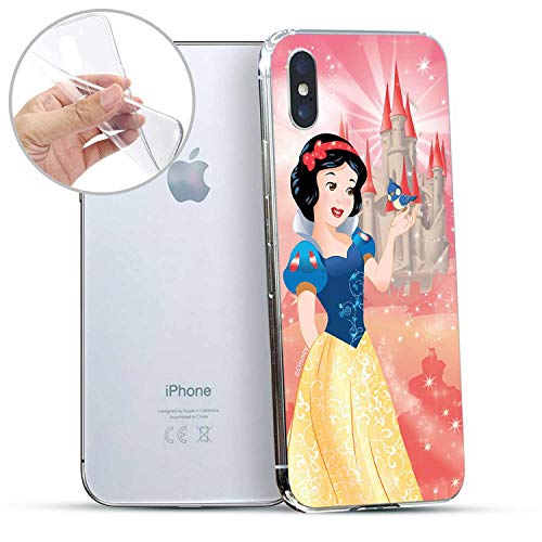 Finoo - Funda para móvil X/XS – Disney con diseño y protección óptima, Silicona TPU, diseño de Blancanieves
