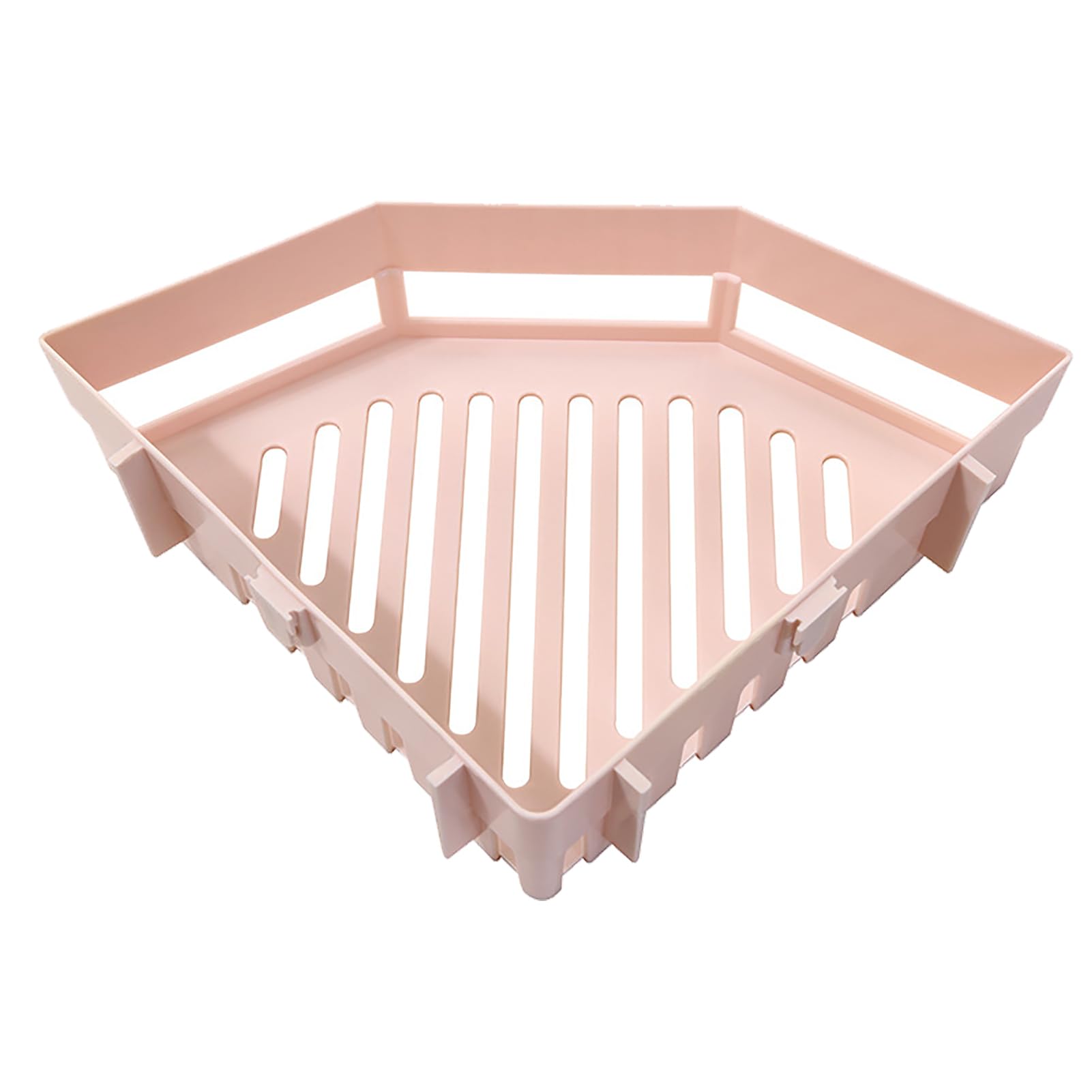 Corner Shower Caddy Triangular Wall Mounted Space Saving Corner Storage Shelf Organizer