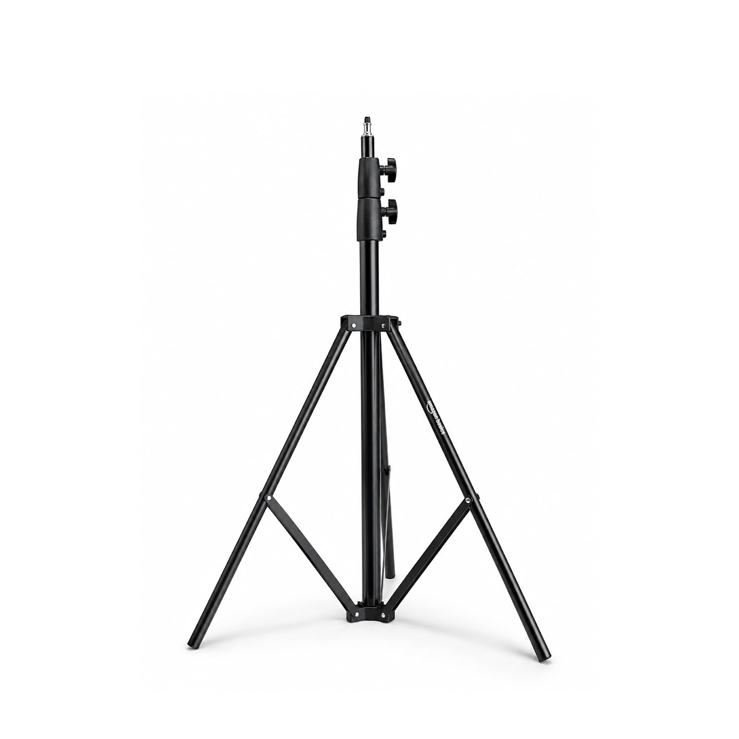 amazon basics photography light stand 110"/9.2ft/280cm, air-cushioned aluminium tripod stand with 1/4" screw, max load 5kg, for softbox, studio light, reflector & ring light