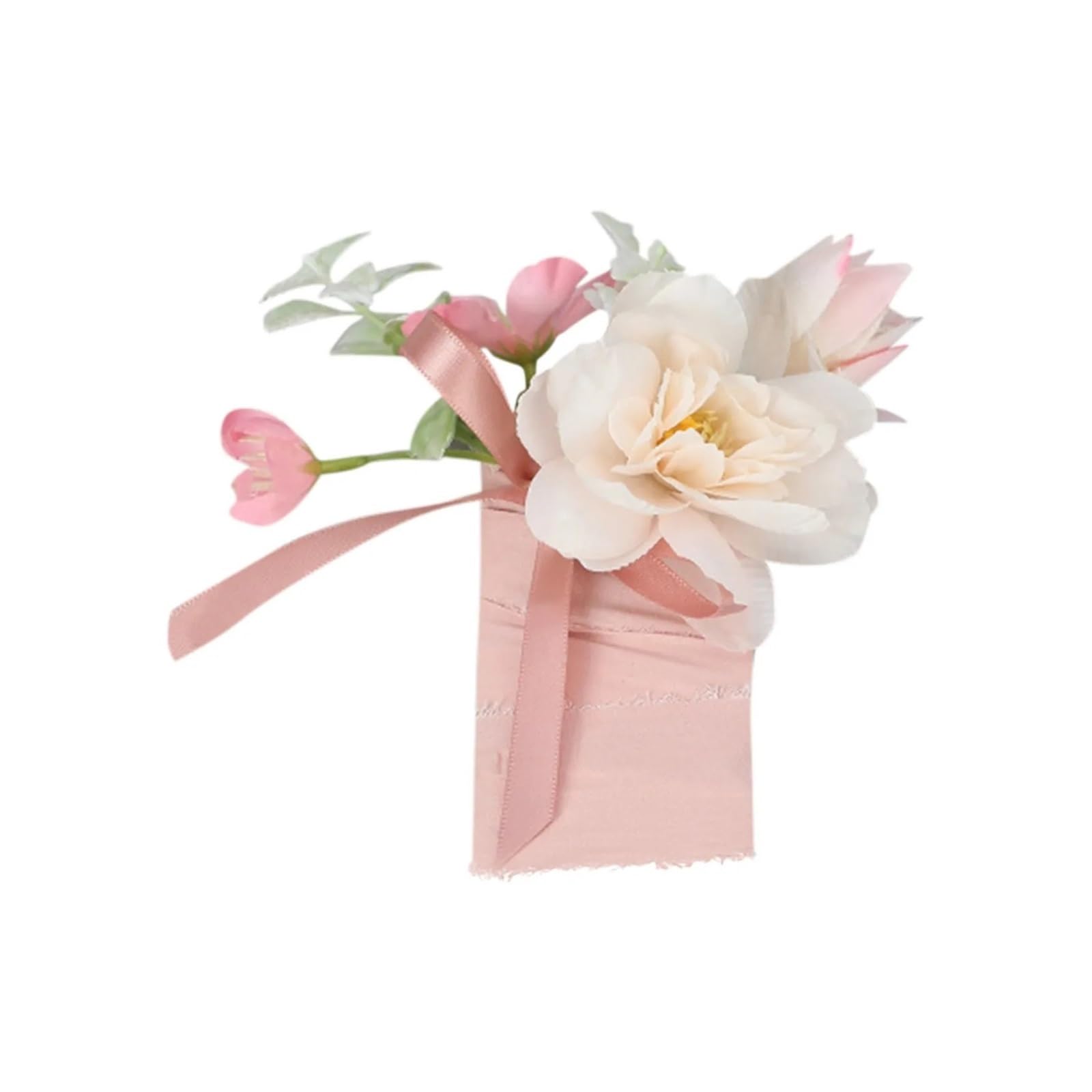 TXLEAPEY Wrist Corsage Bracelet, Corsage And Corsages Prom Rose Corsage Wristband For Wedding Anniversary Prom Party artificial flowers(B)