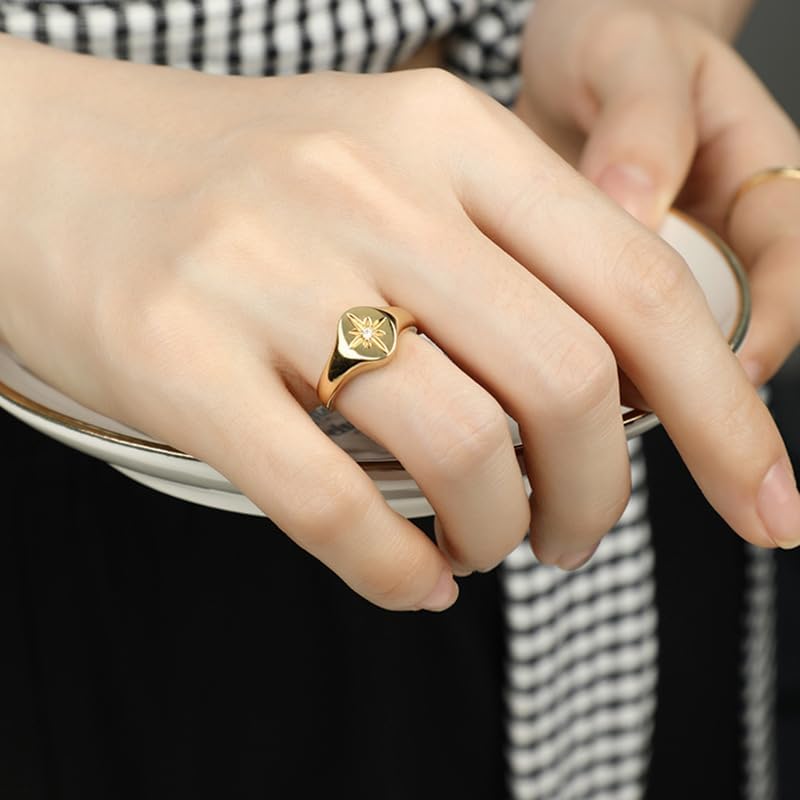 Gold Plated Wedding Bands for Women Dainty Stackable Thin Dot Ring Statement Ring Size 6-10 Stackable Promise Statement Ring