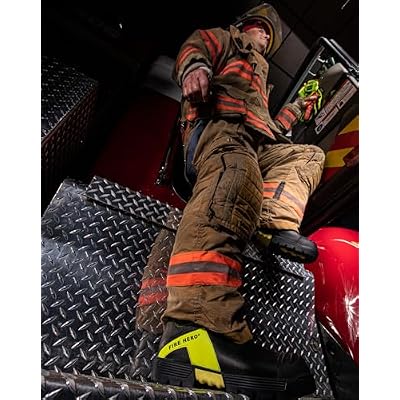 HAIX Fire Hero Xtreme Composite-Toed Waterproof Firefighting Boots with Heat- and Slip-Resistant Sole