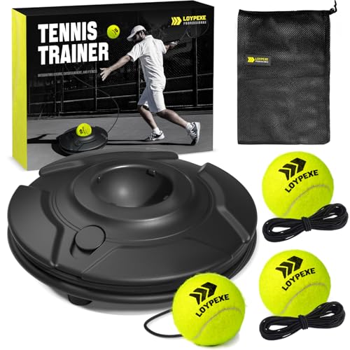 Tennis Trainer Set Tennis Practice Rebounder with String Solo Ten...
