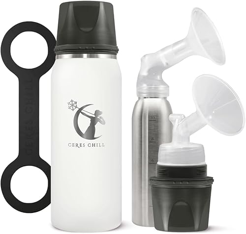 CERES CHILL - Contenedor de almacenamiento reutilizable para leche materna  Enfriador  Mantiene la leche a temperaturas seguras durante más de 20