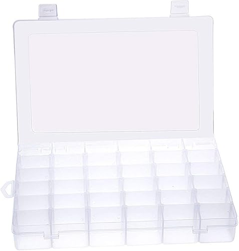 Kamay's - Organizador de almacenamiento de 3 niveles apilable con compartimento ajustable, para joyería, organizador de herramientas, contenedor con
