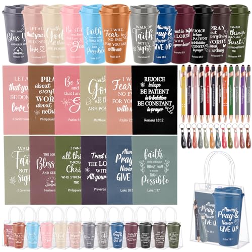 Cadeaux d'église chrétienne pour Noël : lot de 60 avec pochettes