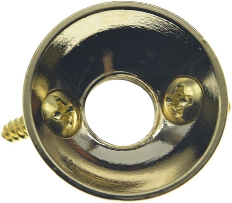 KAISH Gold Brass Metric Electric Guitar Jackplate Electrosocket Jack Plate for FD Import Style Tele/Telecaster