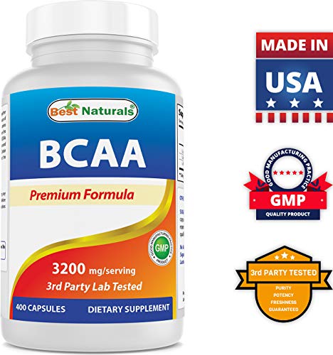 Best Naturals 817716011486 Bcaa Branch Chain Amino Acid, 3200Mg Per Serving, 400 Capsules - Pharmaceutical Grade - 100% Pure Instantized Formula | Pre/Post Workout Bodybuilding Supplement thumb #6