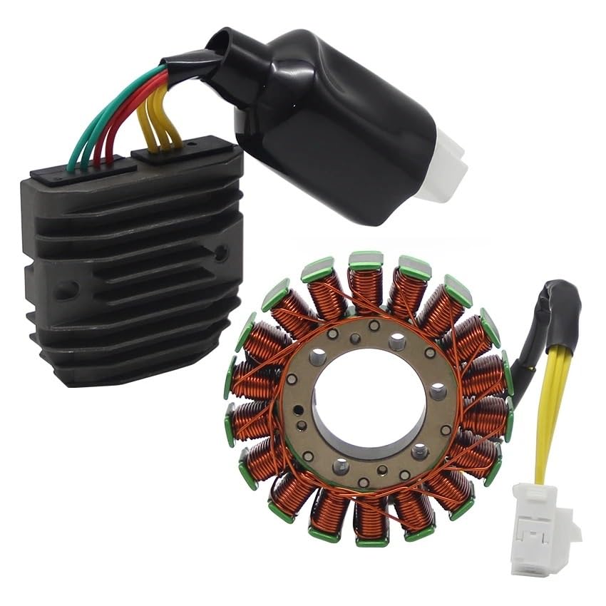 Per CBR600 Per CBR600RR F5 Parti Del Motociclo Magneto Statore Bobina + Raddrizzatore Regolatore Di Tensione 12V 31120-MEE-003 31600-MEE-003 Regolatore Tensione Del Motociclo