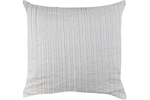 Rod's Horse Girls Pink Woodland Ponies Western Stripes Euro Sham