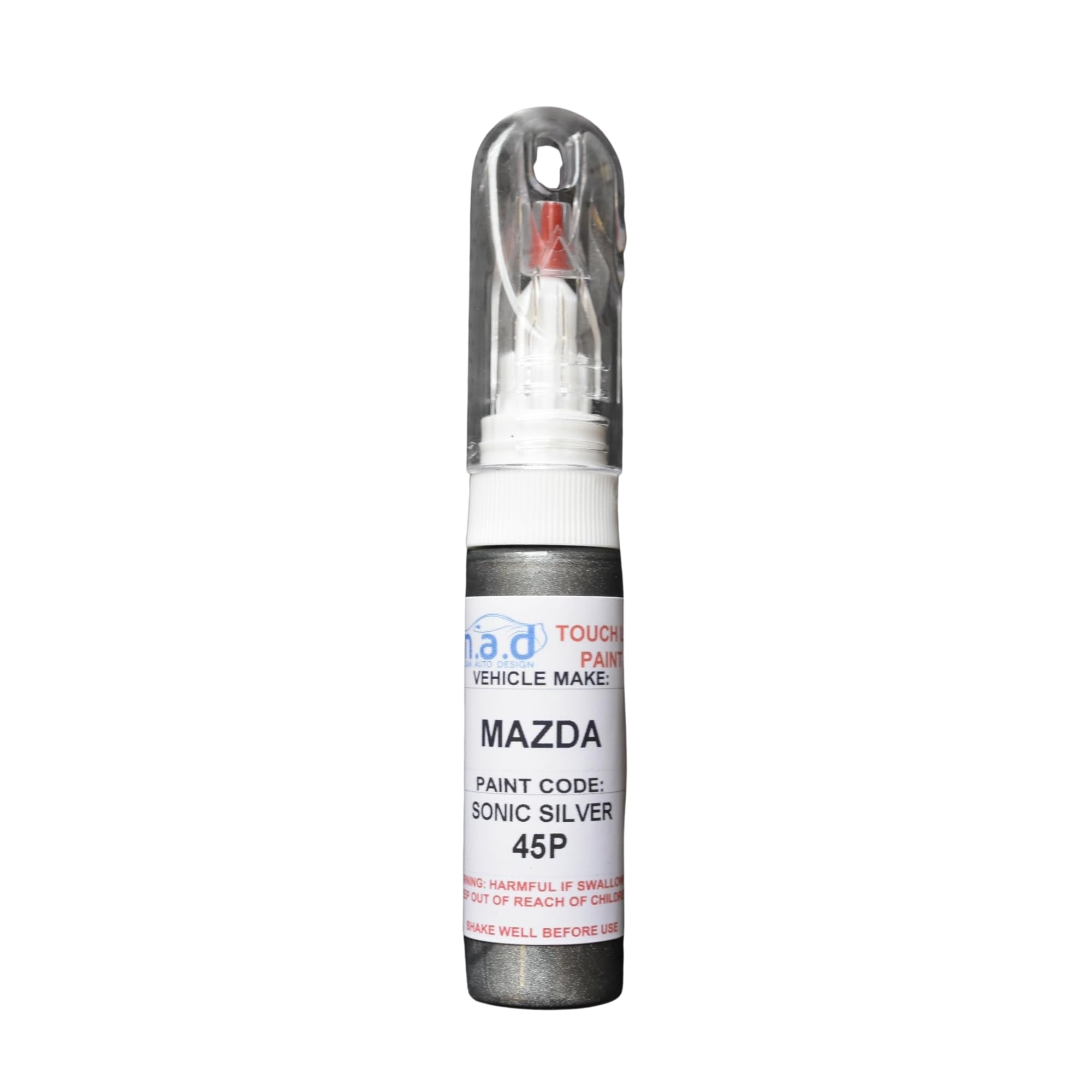 M.a.d Myldan Auto Design Paint Touch Up Car 20Ml Pen For Mazda Sonic Silver 45P Cx-5 Mx-5 Mazda3 Etc (Paint)