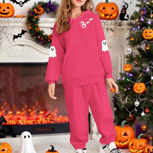 Kids Girl Boy Outfits Sweatshirt 2PC Sweatsuits for Child Long Sleeve Match Festival Halloween s 2PC Tracksuits2