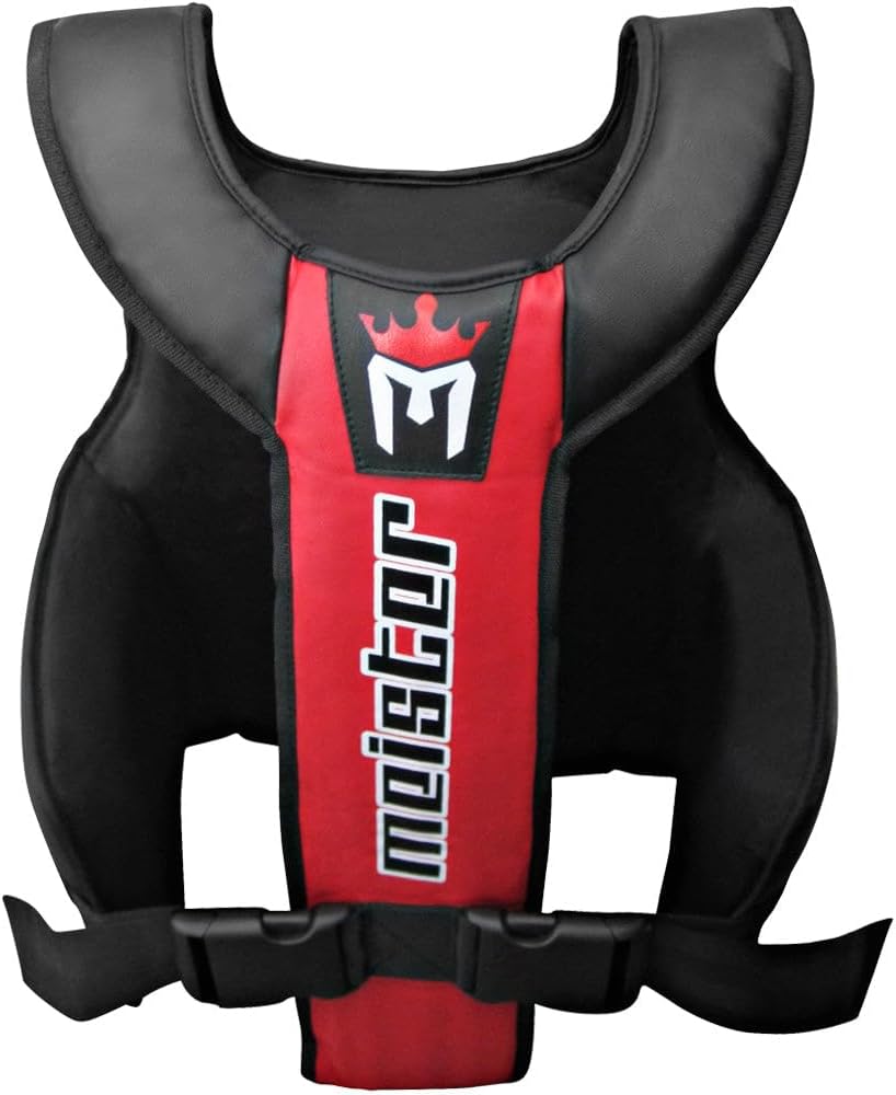 Meister Full Torso Chest Guard w/Gel Padding for MMA, Boxing & Muay Thai