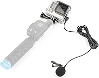 Vista 9 de SOONSUN Carcasa protectora de esqueleto con hebilla de liberación rápida + micrófono con clip de solapa de 6.5 pies para cámara GoPro Hero4 Hero 4