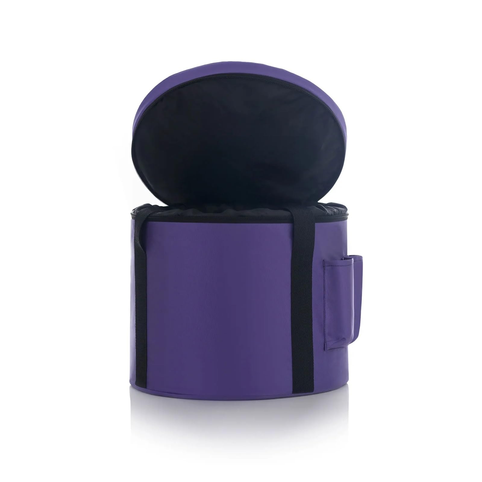 Bolsa Para Cuenco Bolsa de lona, ​​cuenco tibetano cristal cuarzo, estuche transporte for cuencos, mango morado, bolsa viaje, 7-14 pulgadas(8 Inch Bag)