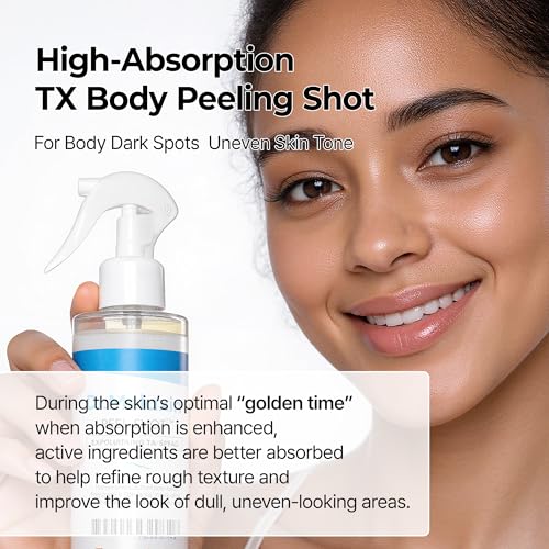 Dr.Melaxin Peel Shot Exfoliating TX-Spray 6.76 fl.oz - 99% Tranexamic Acid and Niacinamide Body Exfoliator Spray for Uneven Skin Tone, AHA PHA Body Peel for Rough Skin, K-Beauty Body Skin Care - image 4